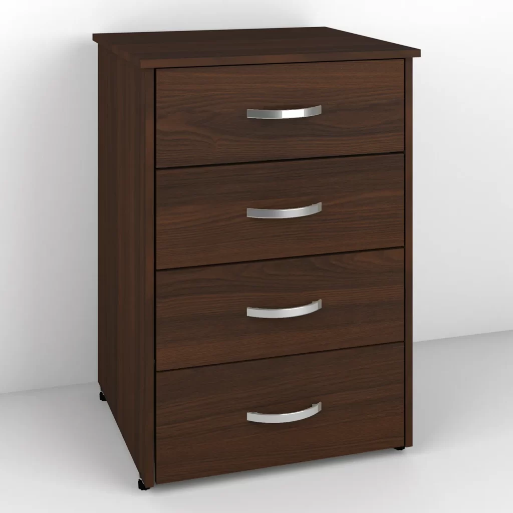 Cajonera − Nápoles. Cajonera Multiusos, Mueble Con Cajones, Credenza Cómoda Para Ropa, 4 Cajones