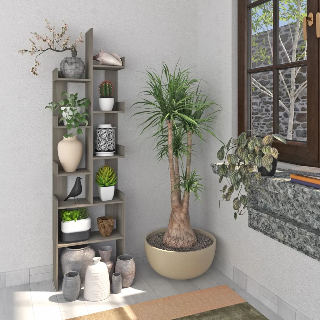 Librero − Palermo. Exhibidor Decorativo, Estante De Exhibición con 9 Espacios Organizadores. Mueble Multiusos y Librero
