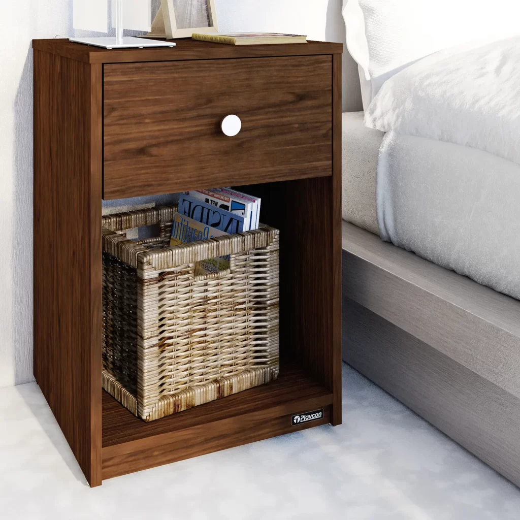 PLAYCON Buró - Berlín, Cajón con Correderas Metálicas, Repisa Abierta y Diseño Compacto